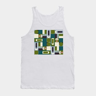 60s Modernist Avocado Tank Top